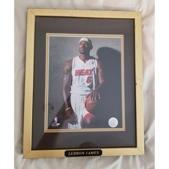 Lebron James 2013 Miami Heat Framed Photo Print - Picture 1 of 8